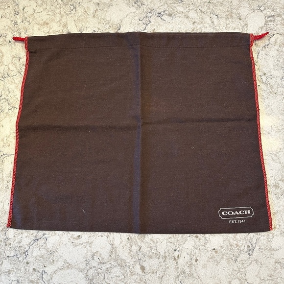Coach Drawstring Dustbag 16" W x 13" H - Picture 1 of 3